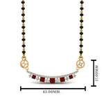 Load image into Gallery viewer, Zodiac Sign Diamond Mangalsutra