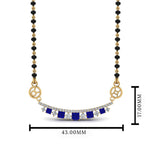 Load image into Gallery viewer, Zodiac Sign Diamond Mangalsutra