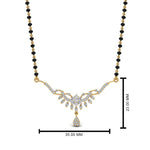 Load image into Gallery viewer, 0.25-Carat-Diamond-Drop-Mangalsutra-Necklace