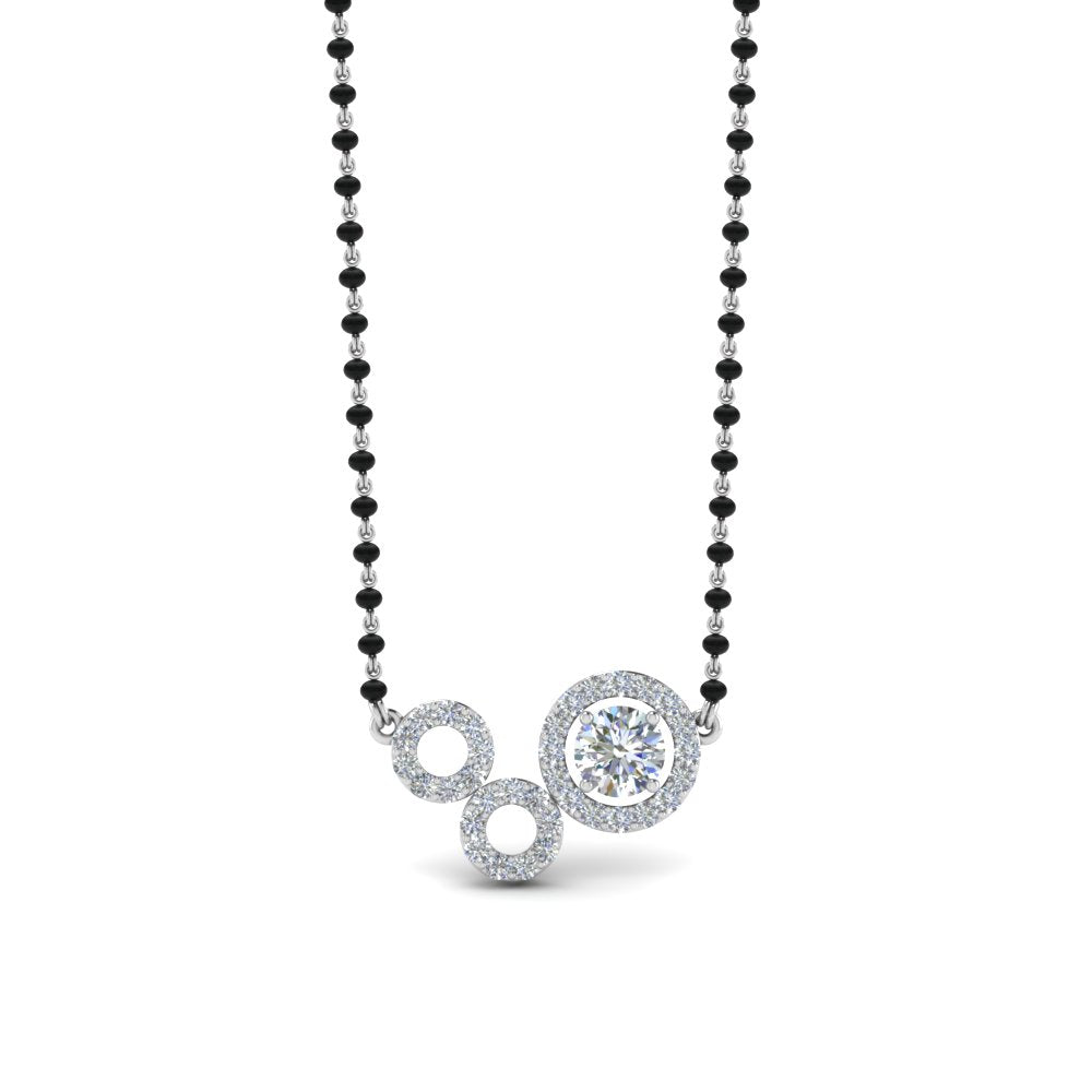 0.50-Carat-3-Circle-Diamond-Pendent-Mangalsutra