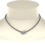 Load image into Gallery viewer, 0.50-Carat-3-Circle-Diamond-Pendent-Mangalsutra
