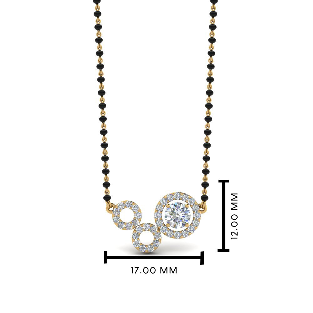 0.50-Carat-3-Circle-Diamond-Pendent-Mangalsutra