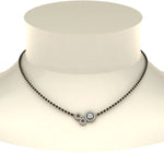 Load image into Gallery viewer, 0.50-Carat-3-Circle-Diamond-Pendent-Mangalsutra