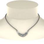 Load image into Gallery viewer, 1.50 Carat Diamond Black Beads Mangalsutra