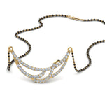 Load image into Gallery viewer, 1.50 Carat Diamond Black Beads Mangalsutra