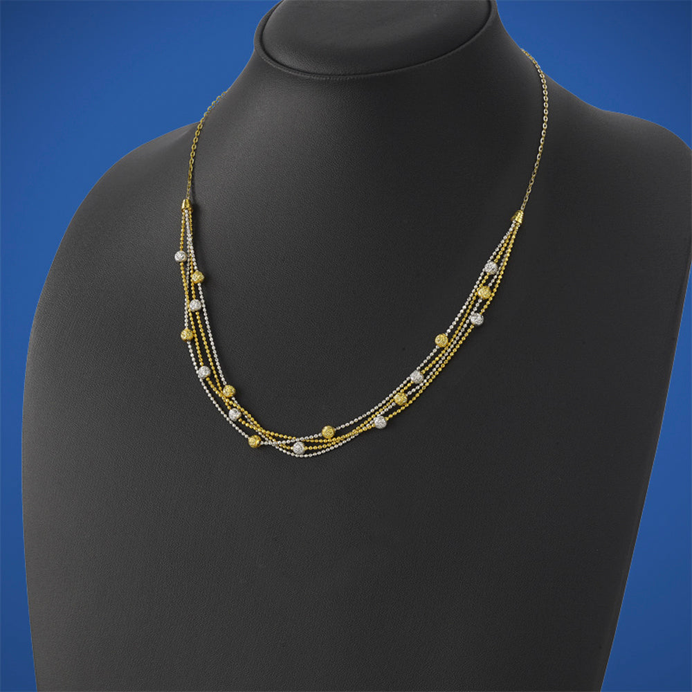 2-tone-gold-ball-cluster-necklace-in-MGSDB195-NL-YG