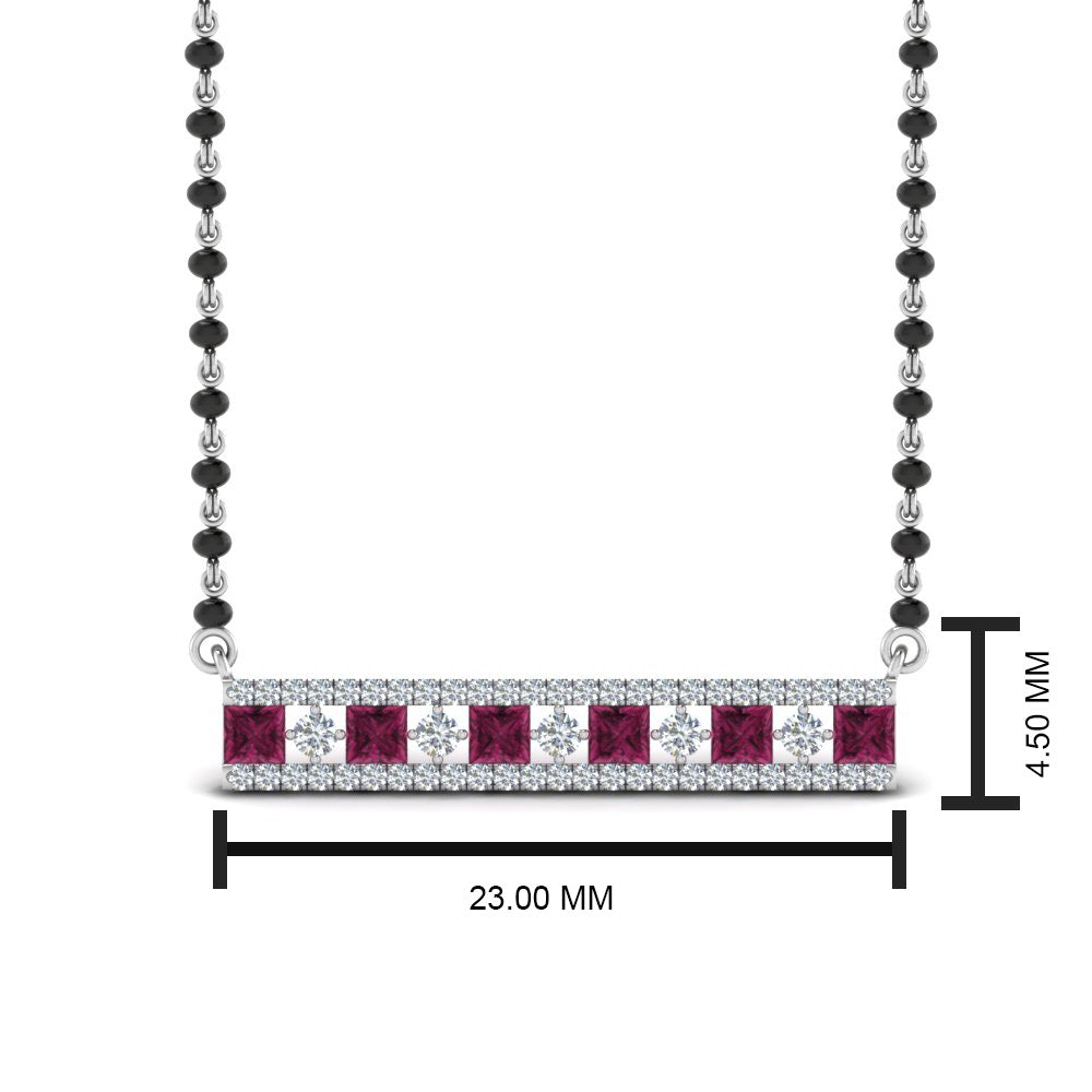 3-Row-Bar-Diamond-Mangalsutra-Pendant-With-Pink-Sapphire