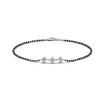 Load image into Gallery viewer, 3 Stone Bracelet Mangalsutra With Beads