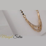 Load and play video in Gallery viewer, 1.50 Carat Diamond Black Beads Mangalsutra