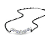Load image into Gallery viewer, 5-Diamond-Mangalsutra-Necklace
