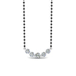 Load image into Gallery viewer, 5-Diamond-Mangalsutra-Necklace