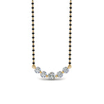 Load image into Gallery viewer, 5-Diamond-Mangalsutra-Necklace