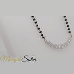 Load and play video in Gallery viewer, Graduated Diamond Mangalsutra Necklace