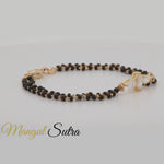 Load and play video in Gallery viewer, 3 Stone Diamond Mangalsutra Bracelet