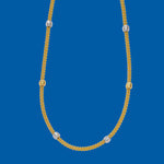 Load image into Gallery viewer, Beads with-gold -chain-in-MGSFNET17ANGLE1-YG-NL