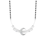 Load image into Gallery viewer, Delicate Half Moon Diamond Mangalsutra