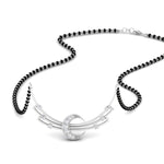 Load image into Gallery viewer, Delicate Half Moon Diamond Mangalsutra