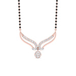 Load image into Gallery viewer, Forever Wave Design Gold Diamond Mangalsutra