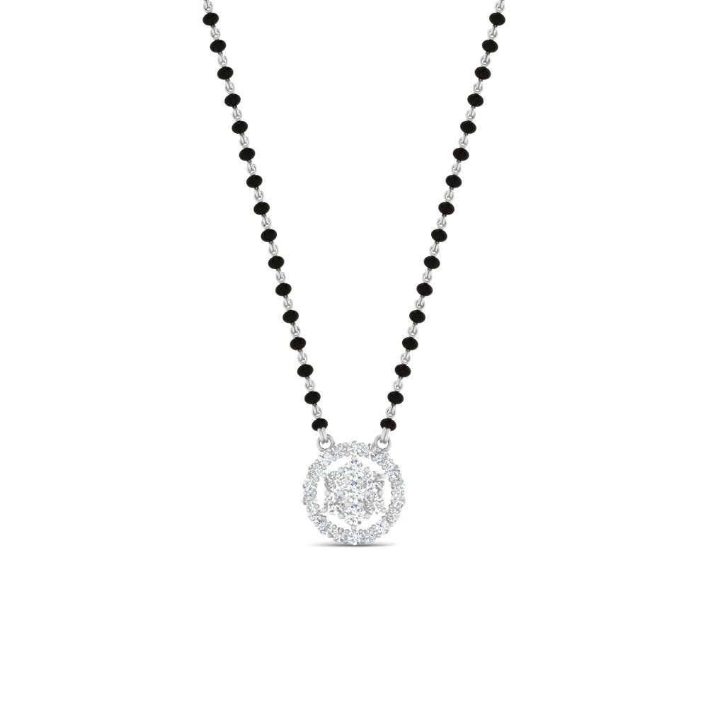 Round Cluster Modern Mangalsutra
