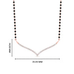 Load image into Gallery viewer, Simple Diamond Delicate Mangalutra