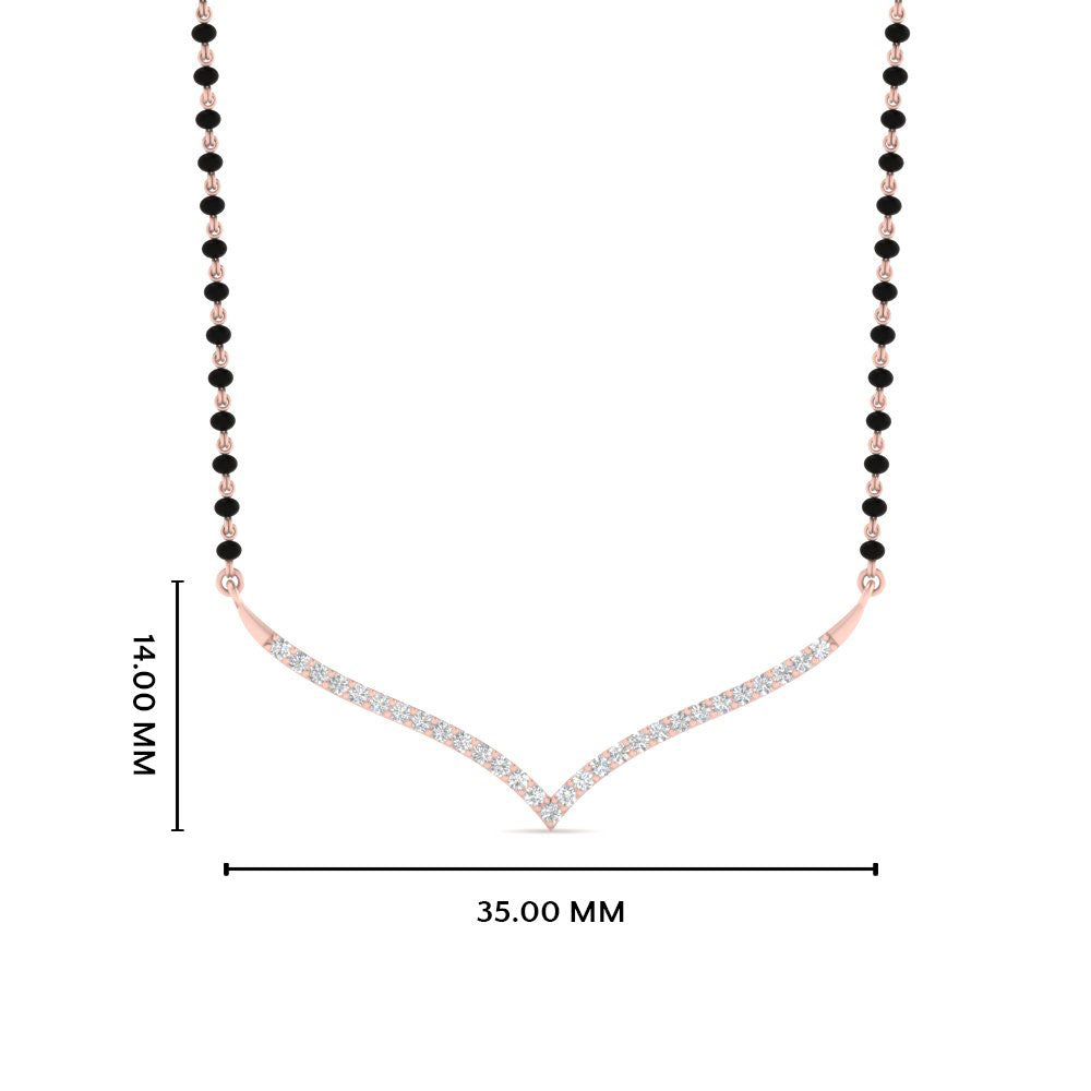 Simple Diamond Delicate Mangalutra