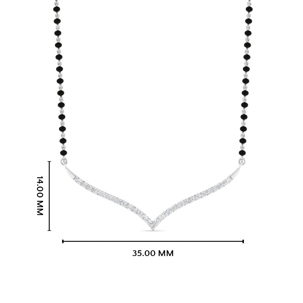 Simple Diamond Delicate Mangalutra
