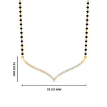 Load image into Gallery viewer, Simple Diamond Delicate Mangalutra