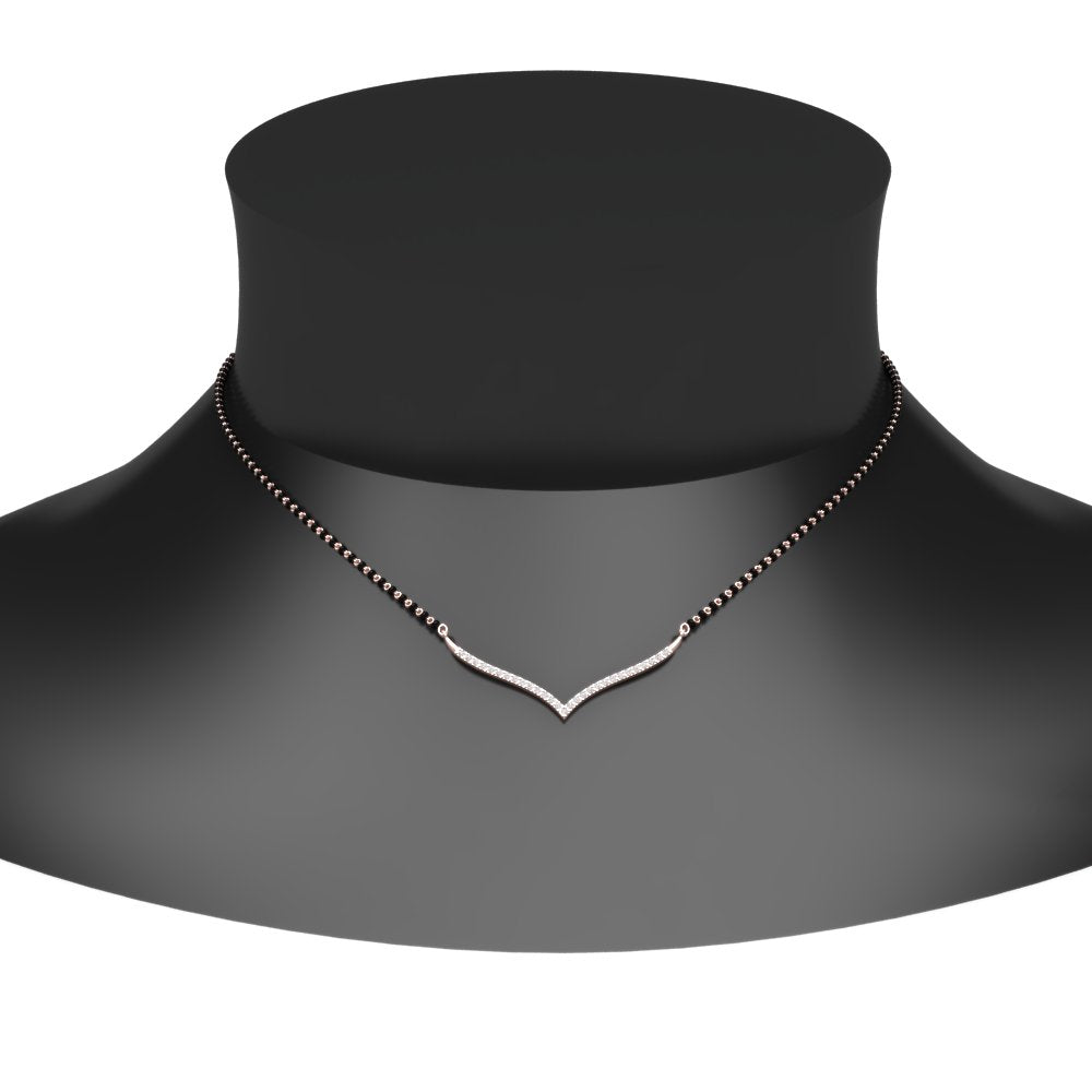 Simple Diamond Delicate Mangalutra