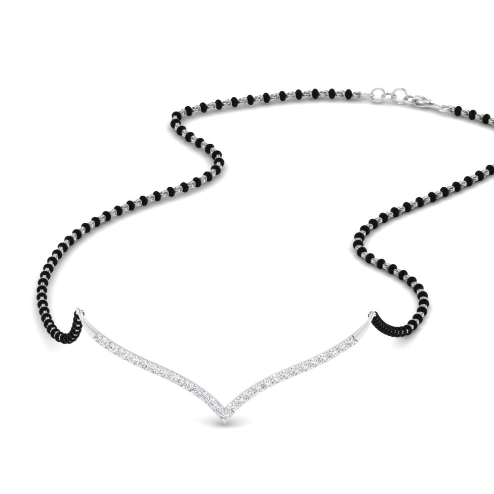 Simple Diamond Delicate Mangalutra