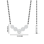 Load image into Gallery viewer, 5 Round Cluster Timeless Mangalsutra
