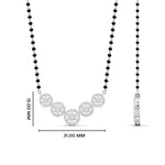 Load image into Gallery viewer, 5 Round Cluster Timeless Mangalsutra