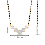 Load image into Gallery viewer, 5 Round Cluster Timeless Mangalsutra