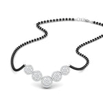 Load image into Gallery viewer, 5 Round Cluster Timeless Mangalsutra