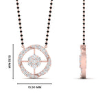 Load image into Gallery viewer, Single Line Nallapusalu With Diamond Pendant