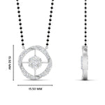 Load image into Gallery viewer, Single Line Nallapusalu With Diamond Pendant