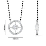 Load image into Gallery viewer, Single Line Nallapusalu With Diamond Pendant
