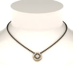 Load image into Gallery viewer, Single Line Nallapusalu With Diamond Pendant