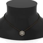 Load image into Gallery viewer, Real Diamond Flower Mangalsutra Pendant