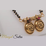 Load and play video in Gallery viewer, Vati Maharashtrian Mangalsutra With Ruby