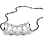 Load image into Gallery viewer, Baguette-Diamond-Mangalsutra