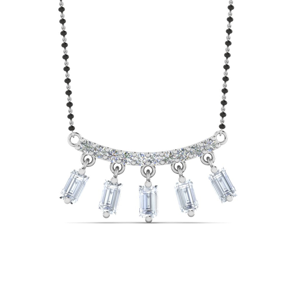 Baguette-Diamond-Mangalsutra