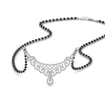 Load image into Gallery viewer, Women Small Diamond Necklace Mangalsutra