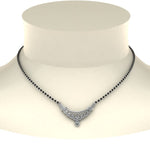 Load image into Gallery viewer, Women Small Diamond Necklace Mangalsutra