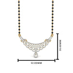 Load image into Gallery viewer, Women Small Diamond Necklace Mangalsutra