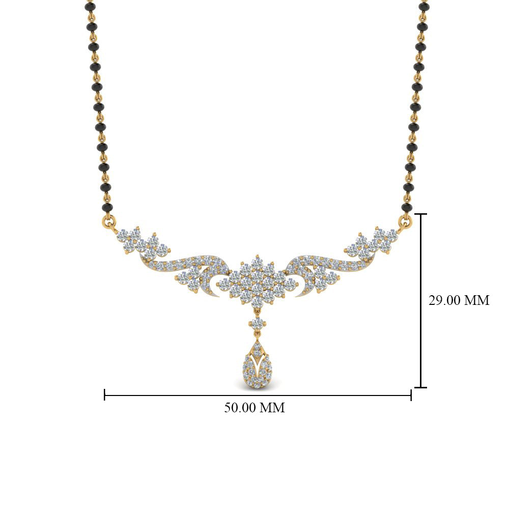 Beautiful-Diamond-Necklace-Mangalsutra