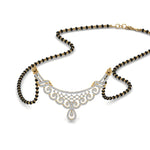 Load image into Gallery viewer, Women Small Diamond Necklace Mangalsutra