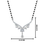 Load image into Gallery viewer, Beautiful-Drop-Diamond-Mangalsutra