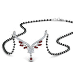 Load image into Gallery viewer, Beautiful-Drop-Ruby-Mangalsutra