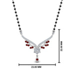 Load image into Gallery viewer, Beautiful-Drop-Ruby-Mangalsutra