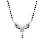 Load image into Gallery viewer, Beautiful-Drop-Ruby-Mangalsutra